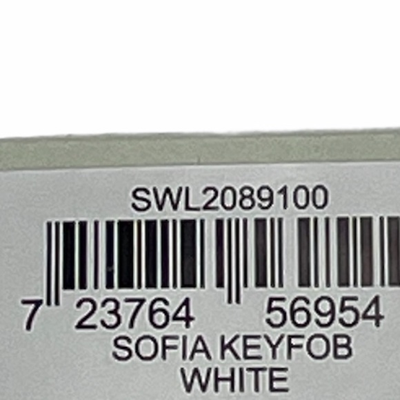 Fossil Sofia Key Dalmatian Key Chain, White, black - Picture 4 of 6
